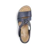 Rieker Women'S Wedge Sandals Slate Blue