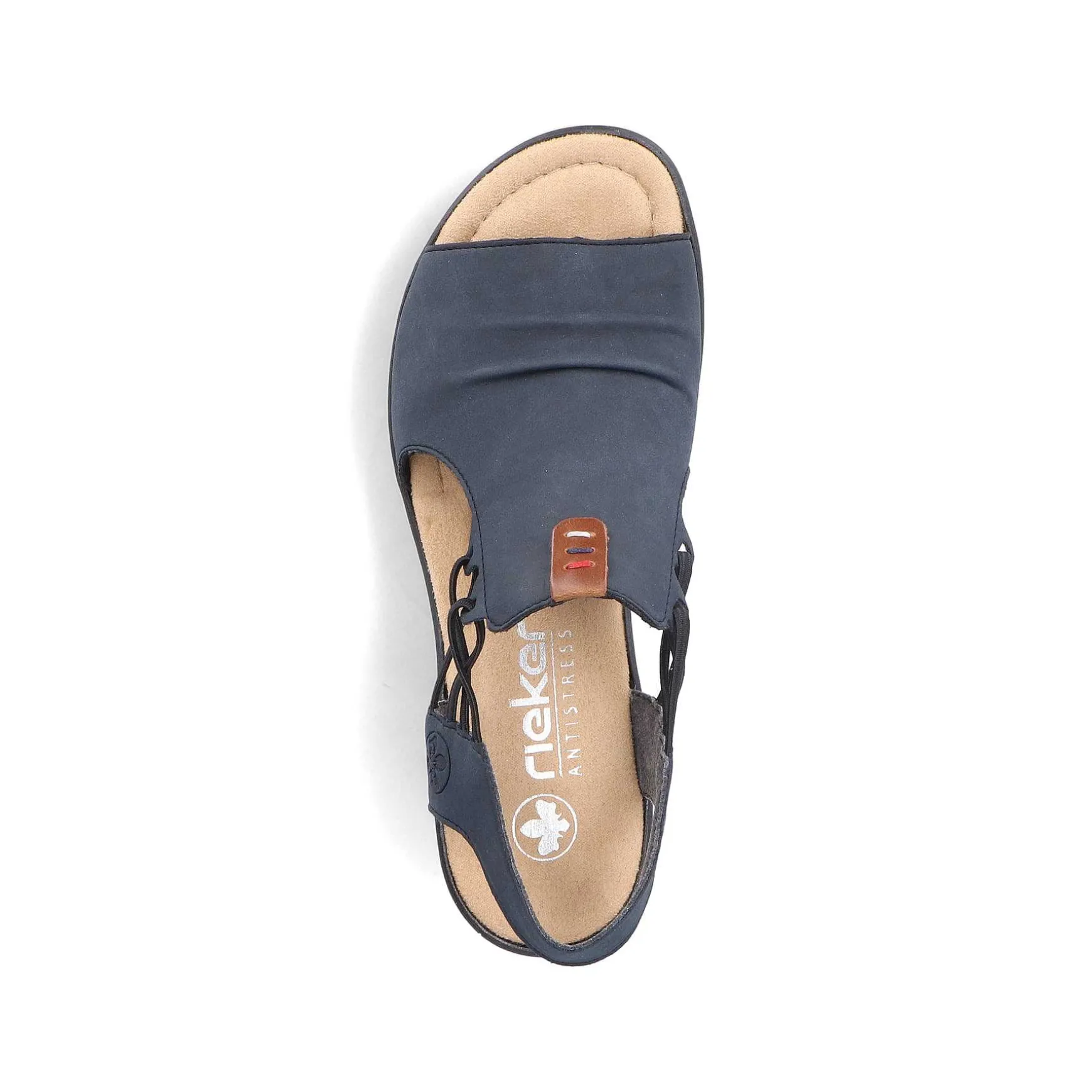 Rieker Women'S Wedge Sandals Steel Blue