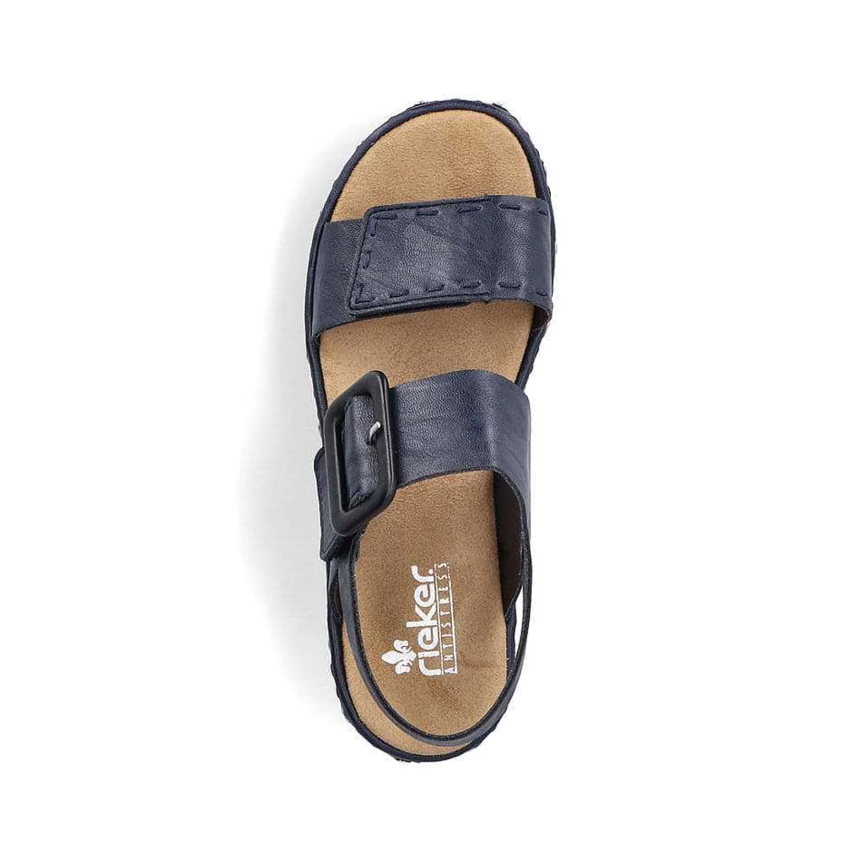 Rieker Women'S Wedge Sandals Navy Blue