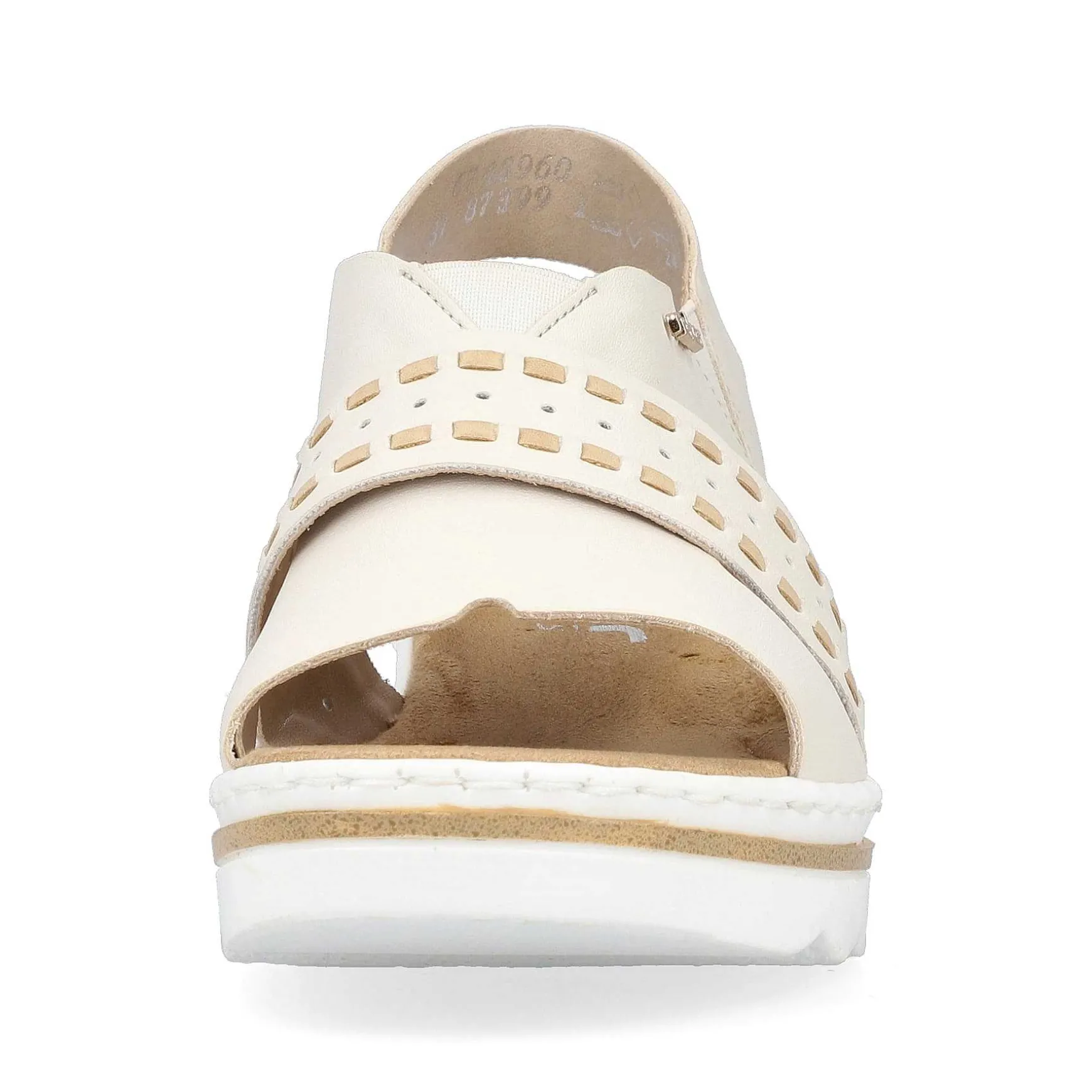 Rieker Women'S Wedge Sandals Light Beige