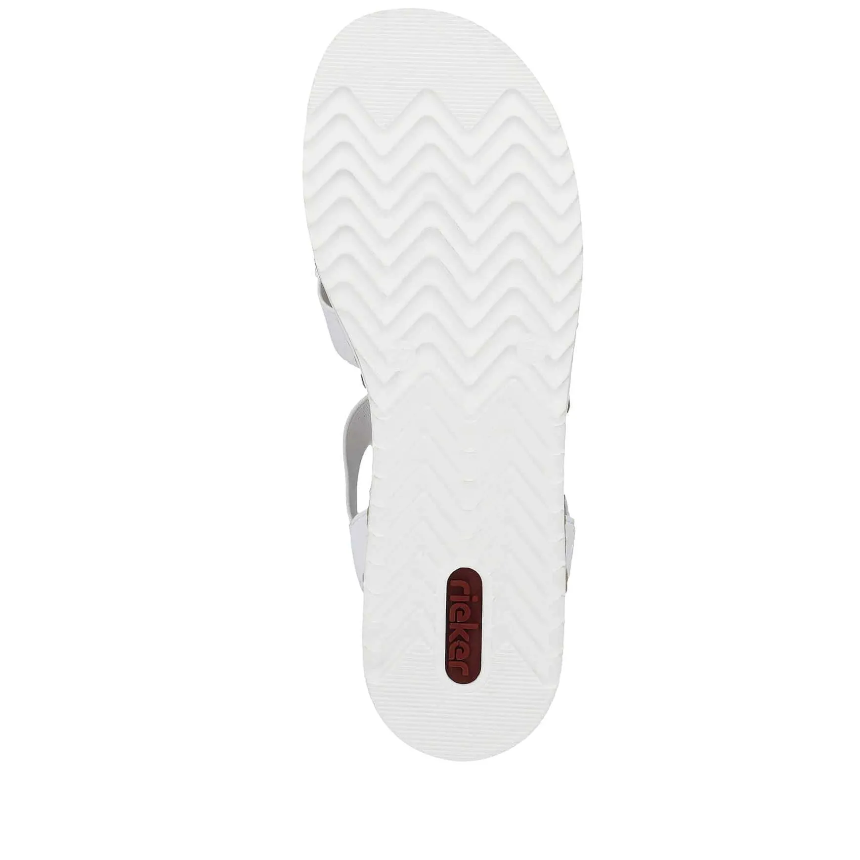 Rieker Women'S Wedge Sandals Pure White