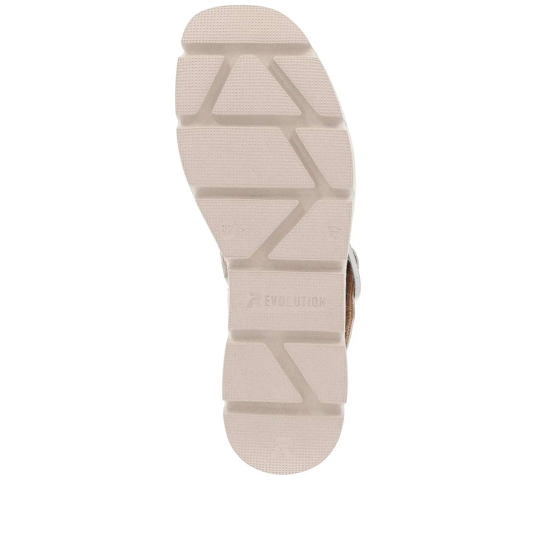 Rieker Women'S Wedge Sandals Sand Beige