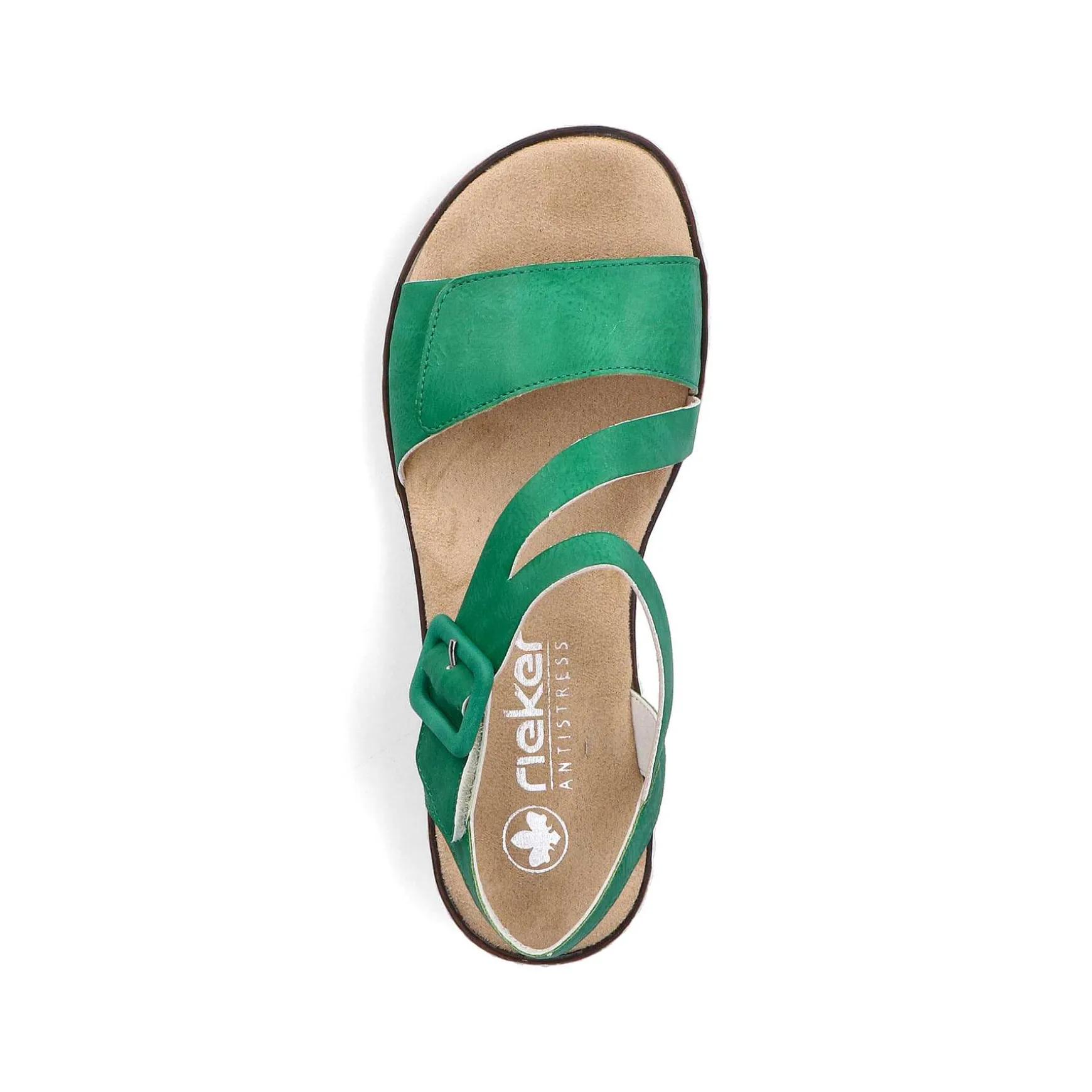 Rieker Women'S Wedge Sandals Grass Green
