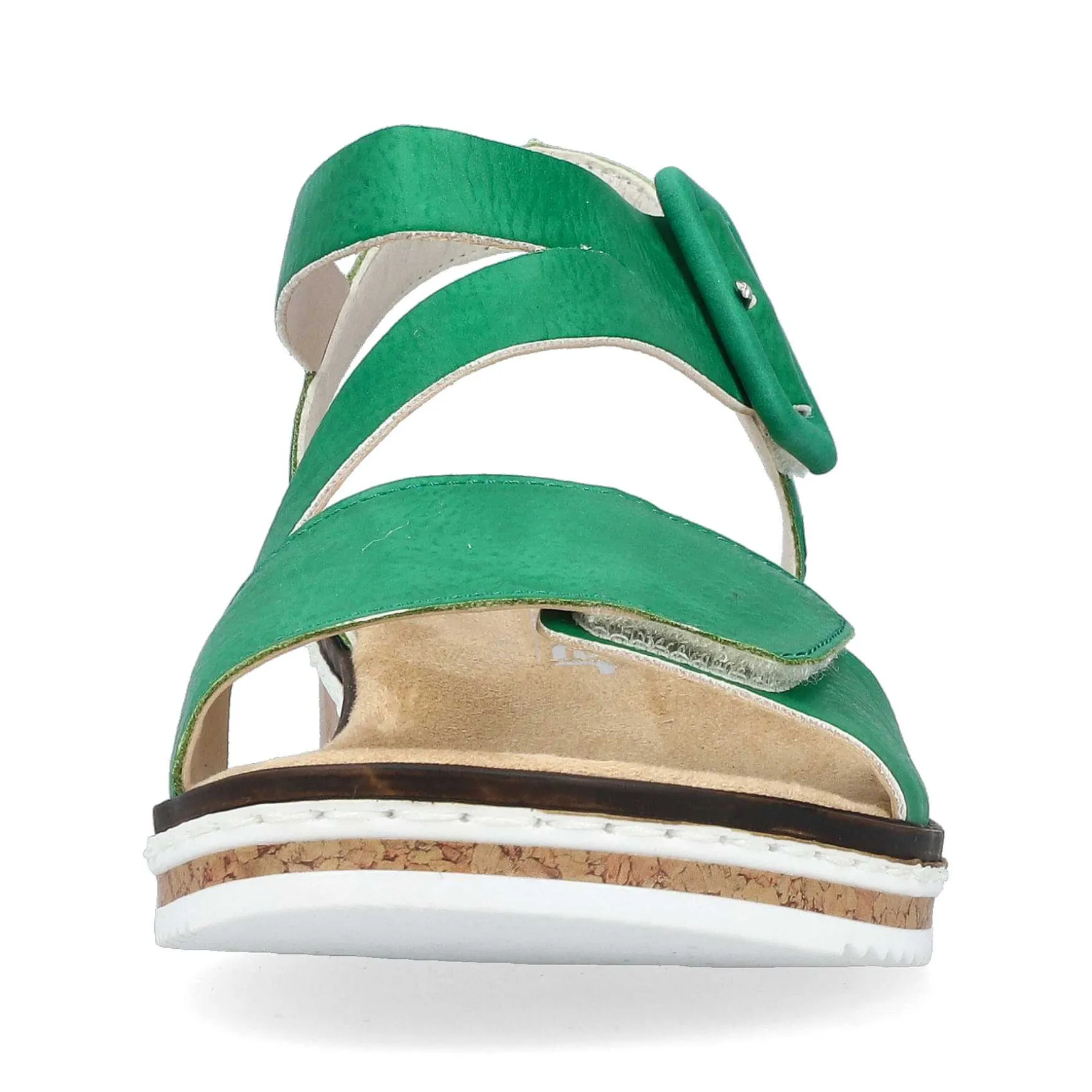 Rieker Women'S Wedge Sandals Grass Green