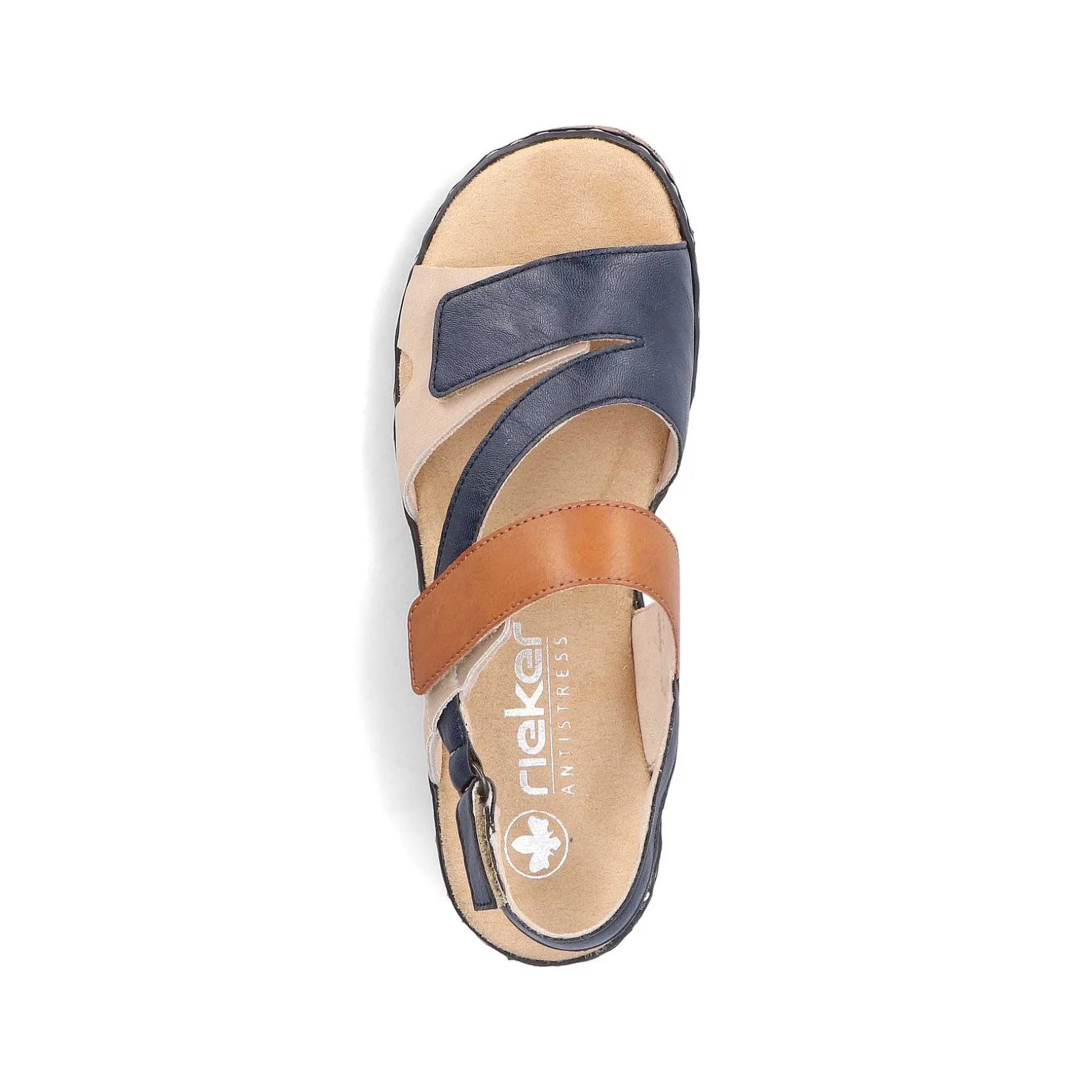 Rieker Women'S Wedge Sandals Slate Blue